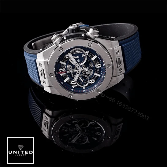 View 6 of Hublot Transparent Blue Replica