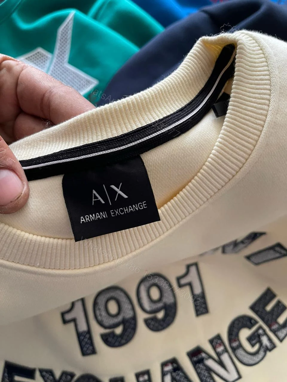 View 7 of First Copy Armani Exchange Premium Quality Sweatshirt