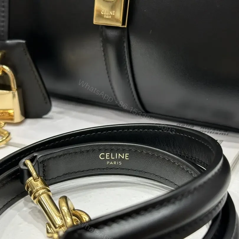 View 14 of 高仿Celine*Cles16系列手袋188003黑色免檢版