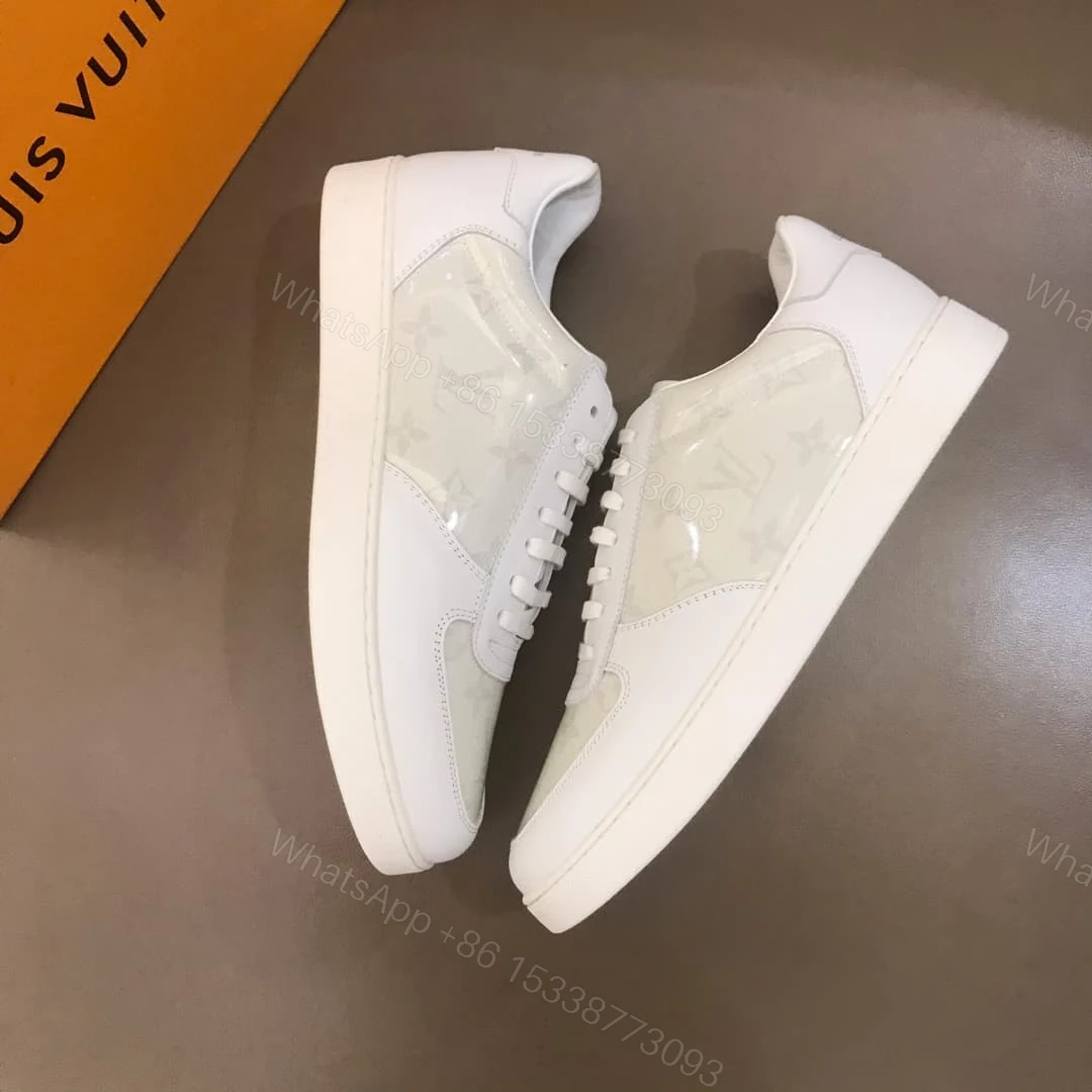 View 4 of LOUIS VUITTON WHITE MONOGRAM TRANSPARENT RIVOLI SNEAKER – LV40