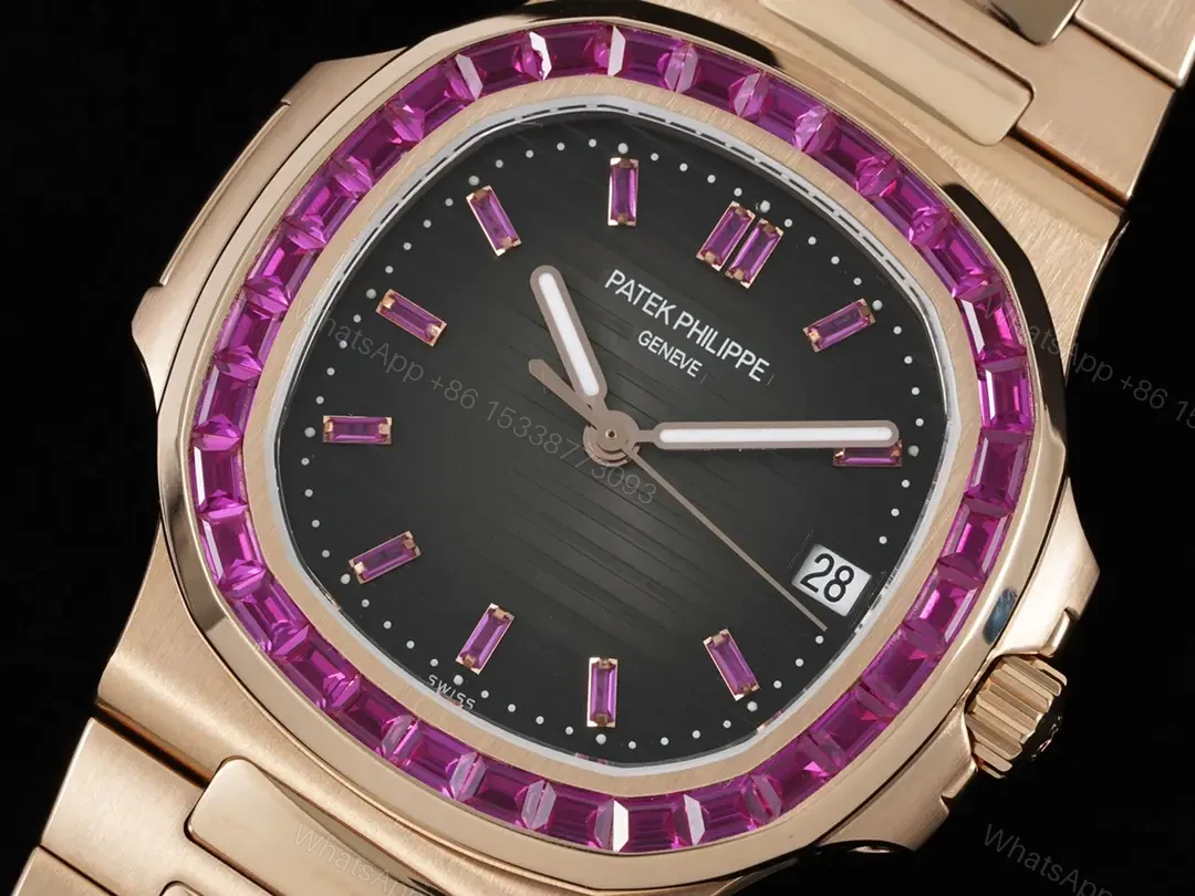 View 3 of Patek Philippe Nautilus 5711 Rose Gold Diamond PATEK-NAUT5711-RG-D