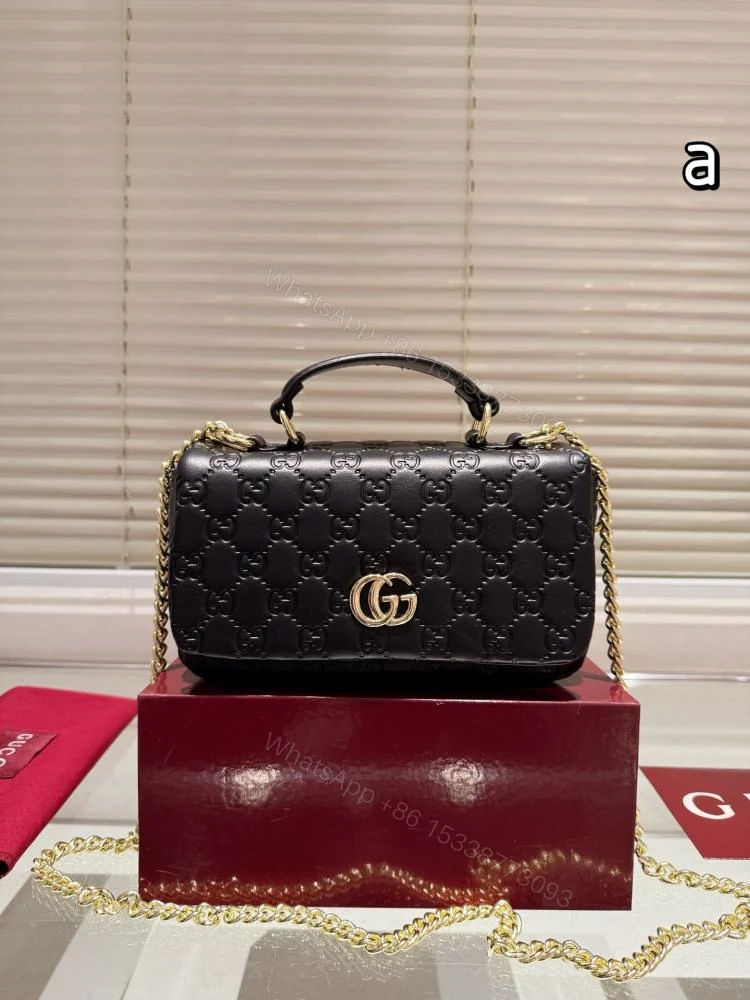 View 2 of FIRST COPY Gucci GG Milano Mini leather tote bag