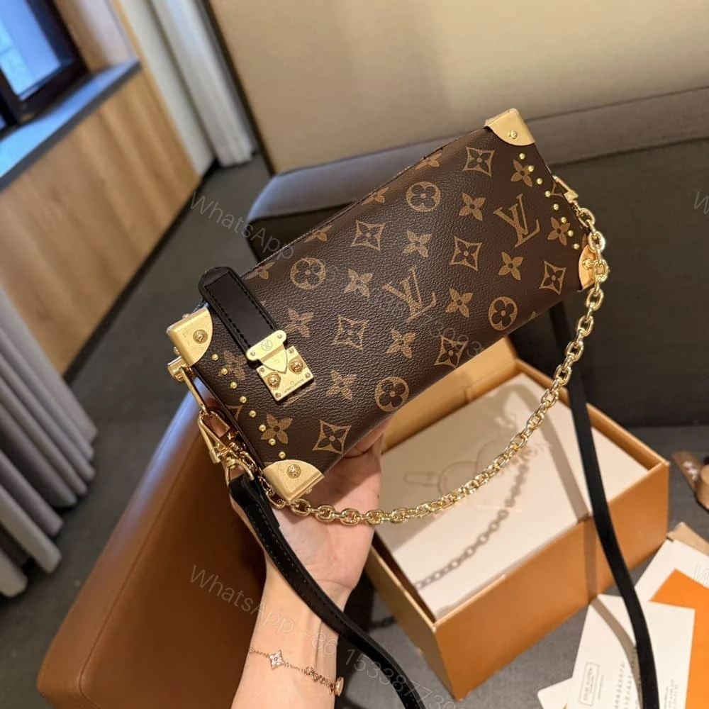 View 3 of Louis Vuitton Slim Trunk Bag Monogram Brown 23Cm M13147