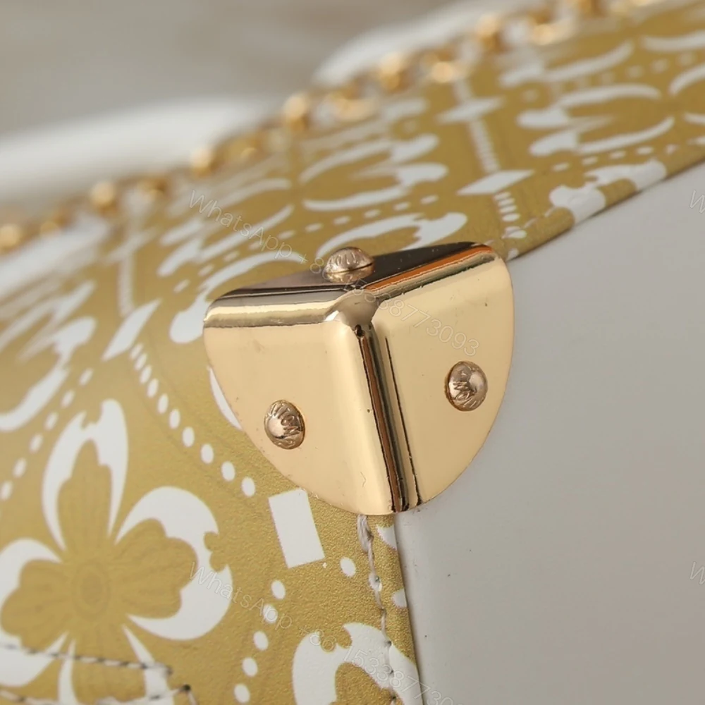 View 7 of Louis Vuitton Alma Trunk BB White Gold Handle Bag 22cm M28032