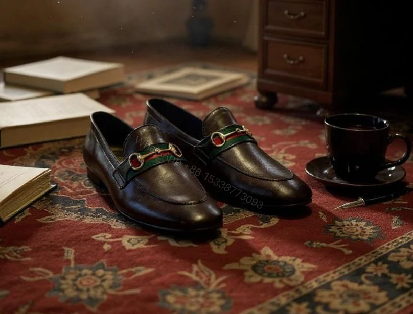 View 3 of FIRST COPY Gucci Moccasins – Premium Formal Shoes