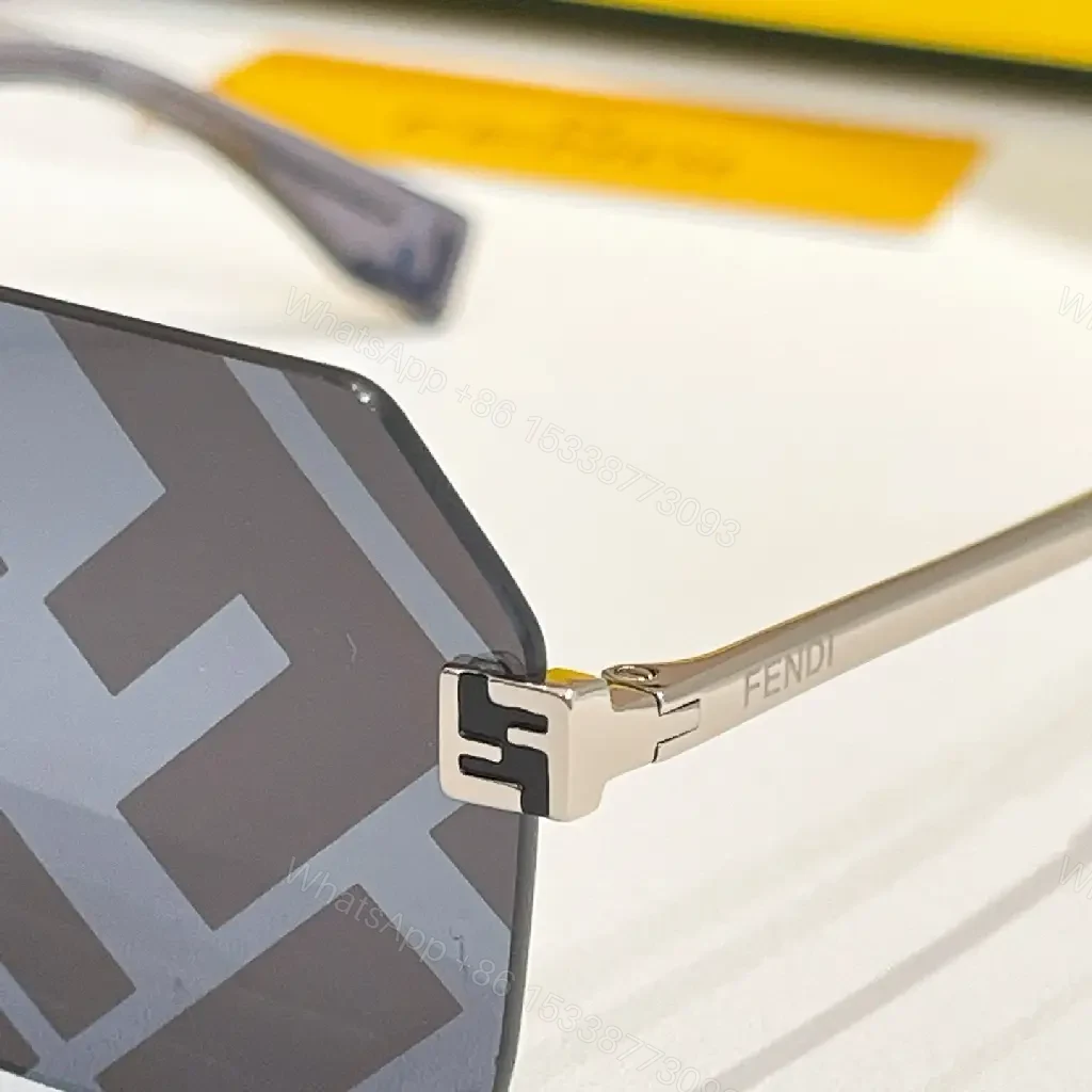 View 8 of Bold Geometry Sunglasses: Modern Luxury Face Frames, UV Protection