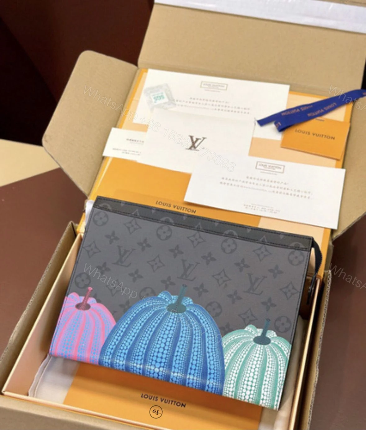 View 8 of First Copy Louis Vuitton Unisex Reverse Pochette
