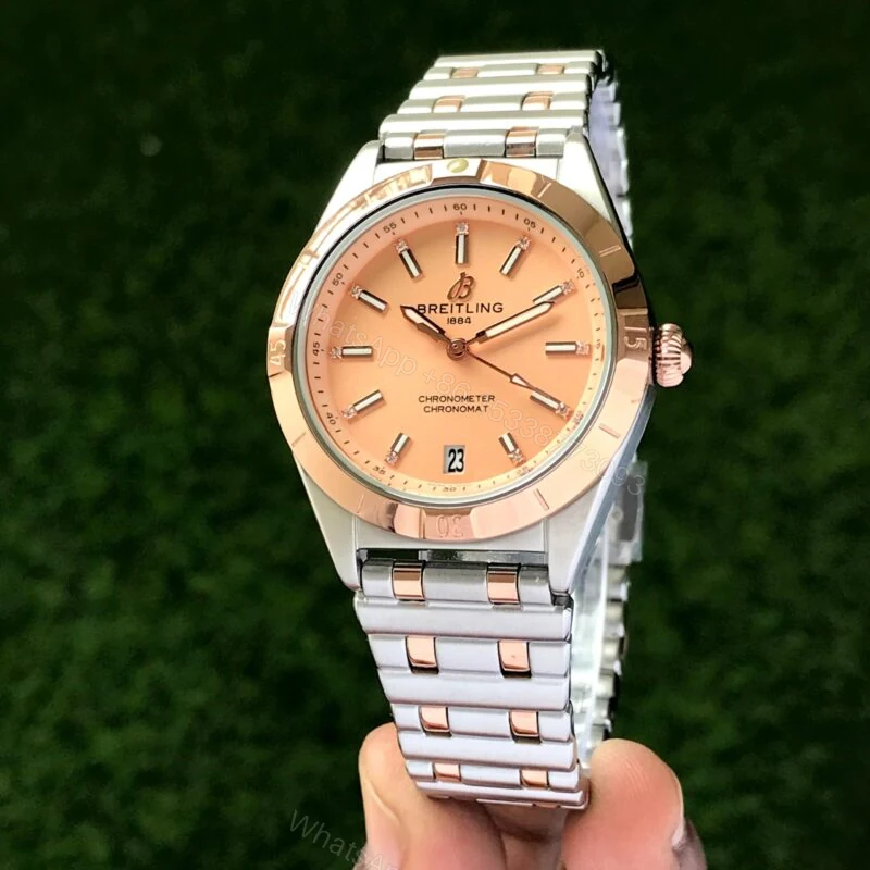 Breitling Chronomat B01 38MM Rose Gold Dial Quartz — view 1