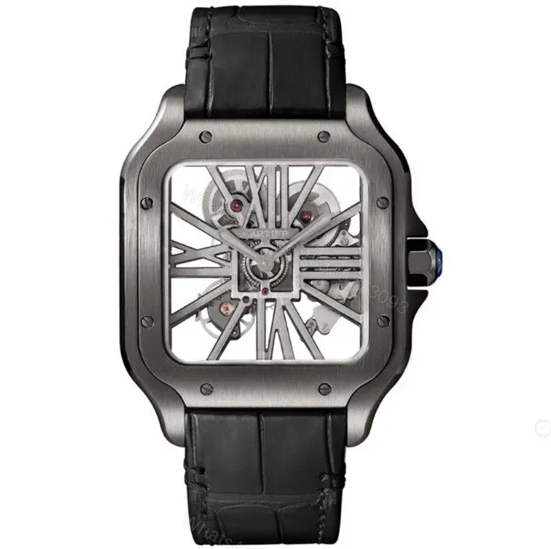 Replica Cartier Santos WHSA0009 Skeleton Watch — view 1