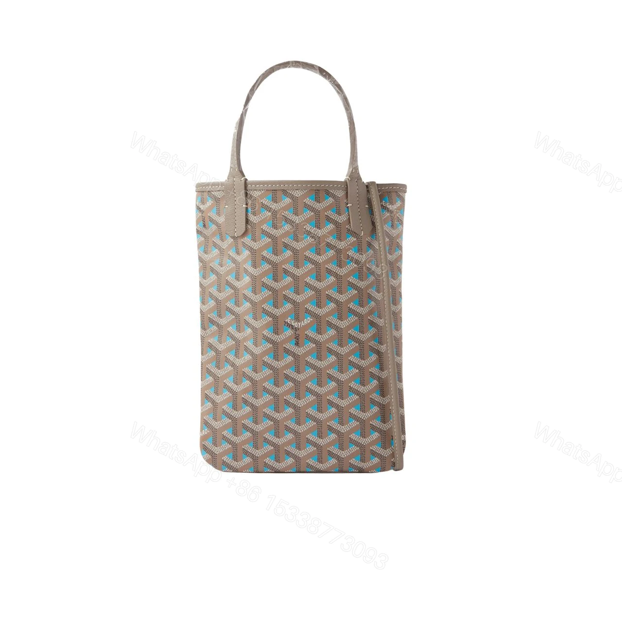 GOYARD POITIERS CLAIRE VOIE BAG GREGE BLUE 24CM — view 1