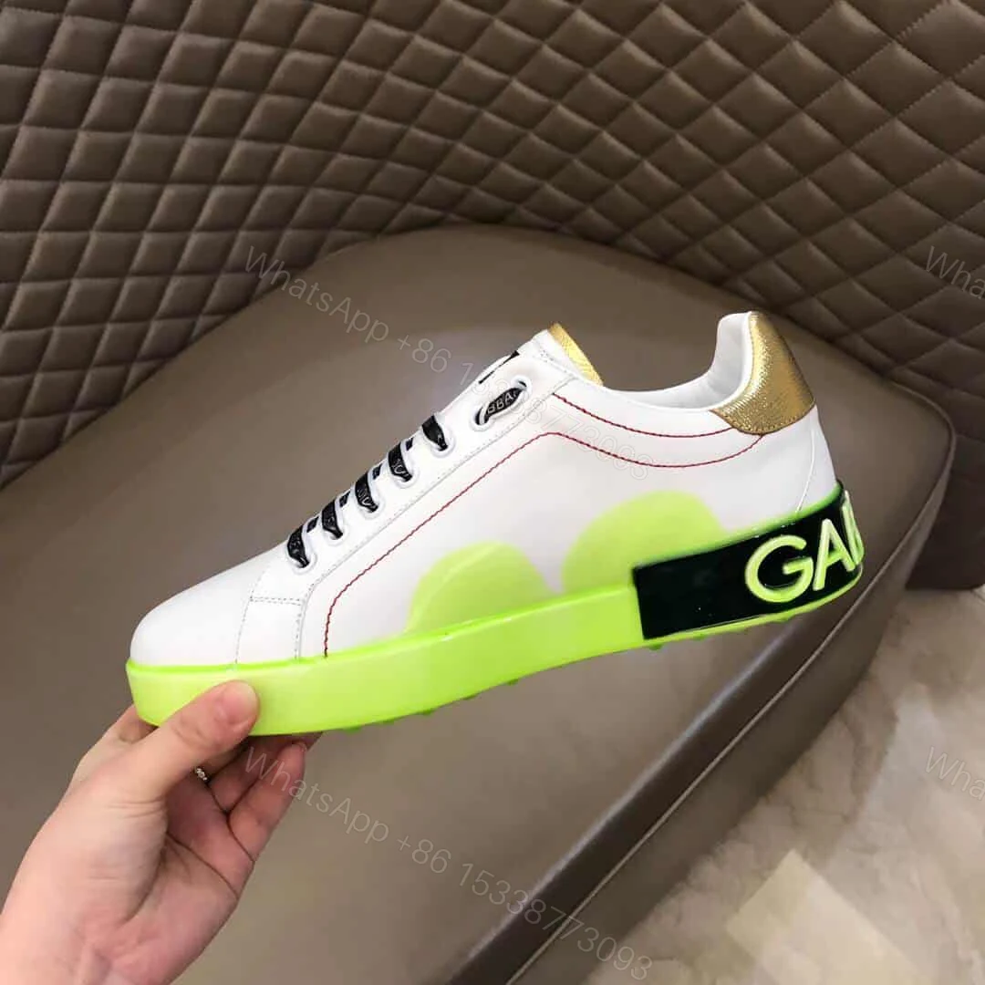 View 4 of DOLCE & GABBANA PORTOFINO MELT SNEAKERS IN PRINTED NAPPA CALFSKIN – DG17