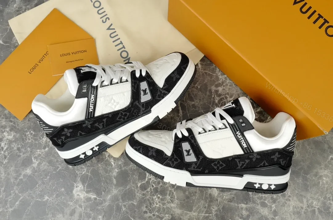 View 7 of Modern Contrast-Block Luxury Sneakers: Bold Comfort