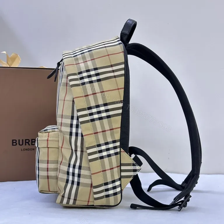 View 7 of Classic Plaid Backpack: Luxury Everyday Performance Bag