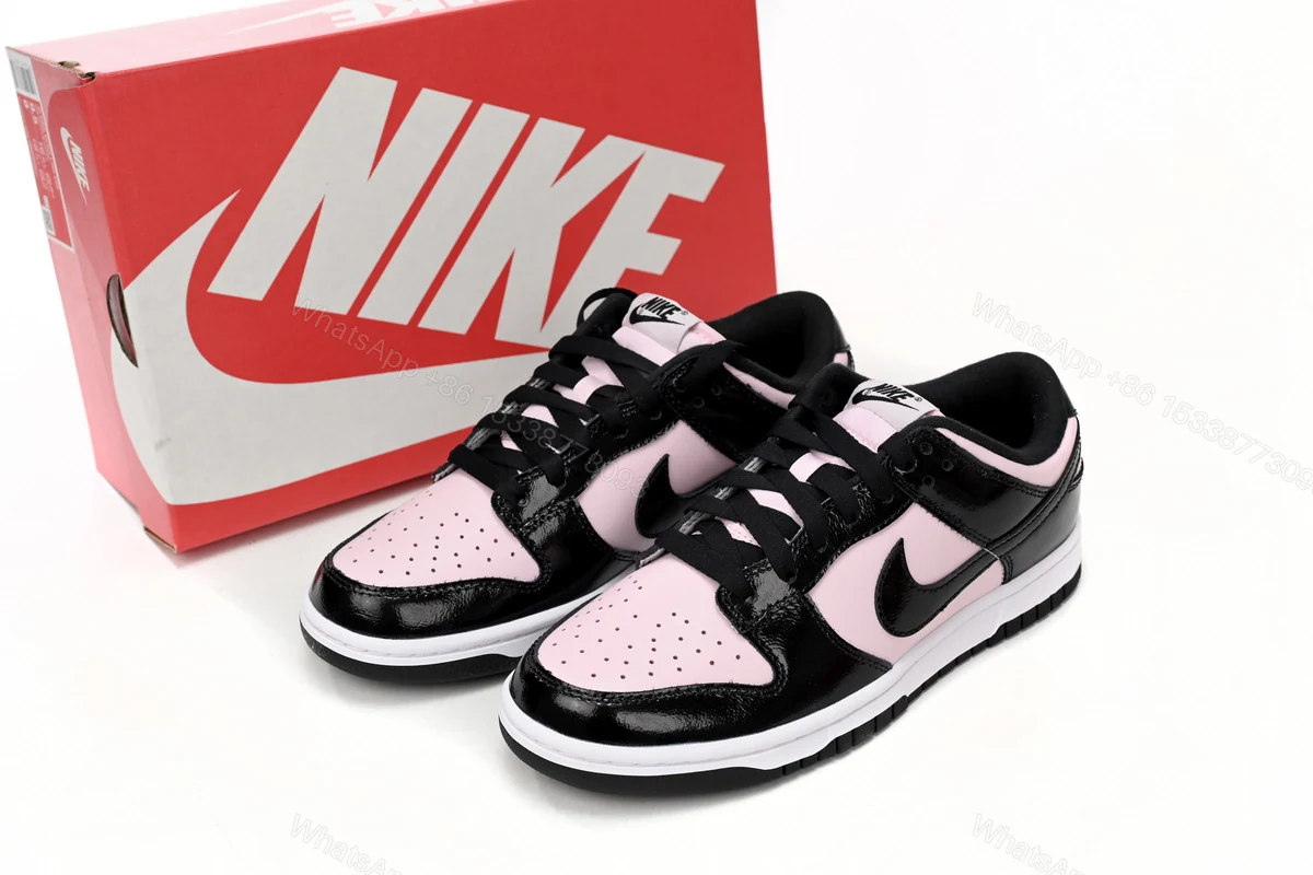 Nike Dunk Low Black Powder Paint DJ9955-600 — view 2