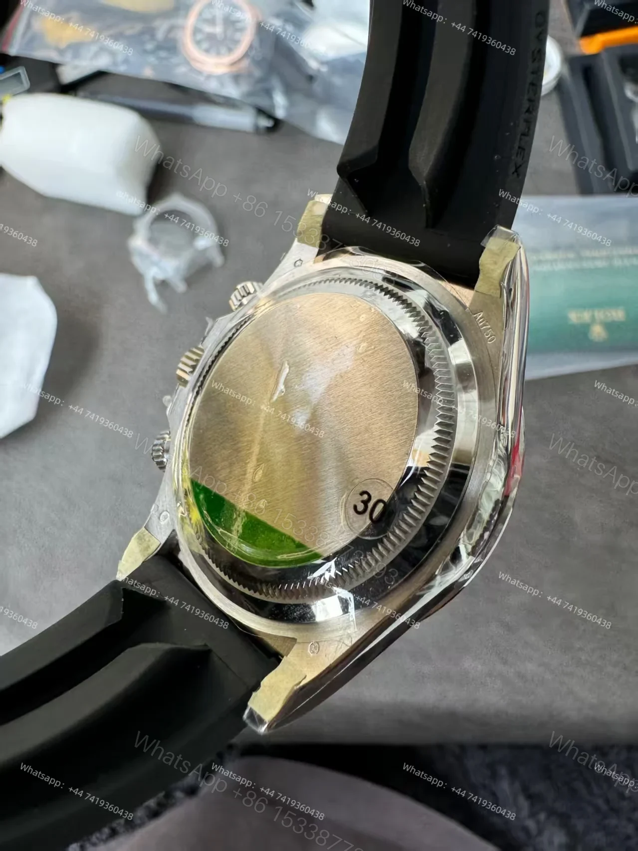 View 10 of Rolex Super Clone Daytona M126519LN-0004 Diamond Dial 4131 Movement