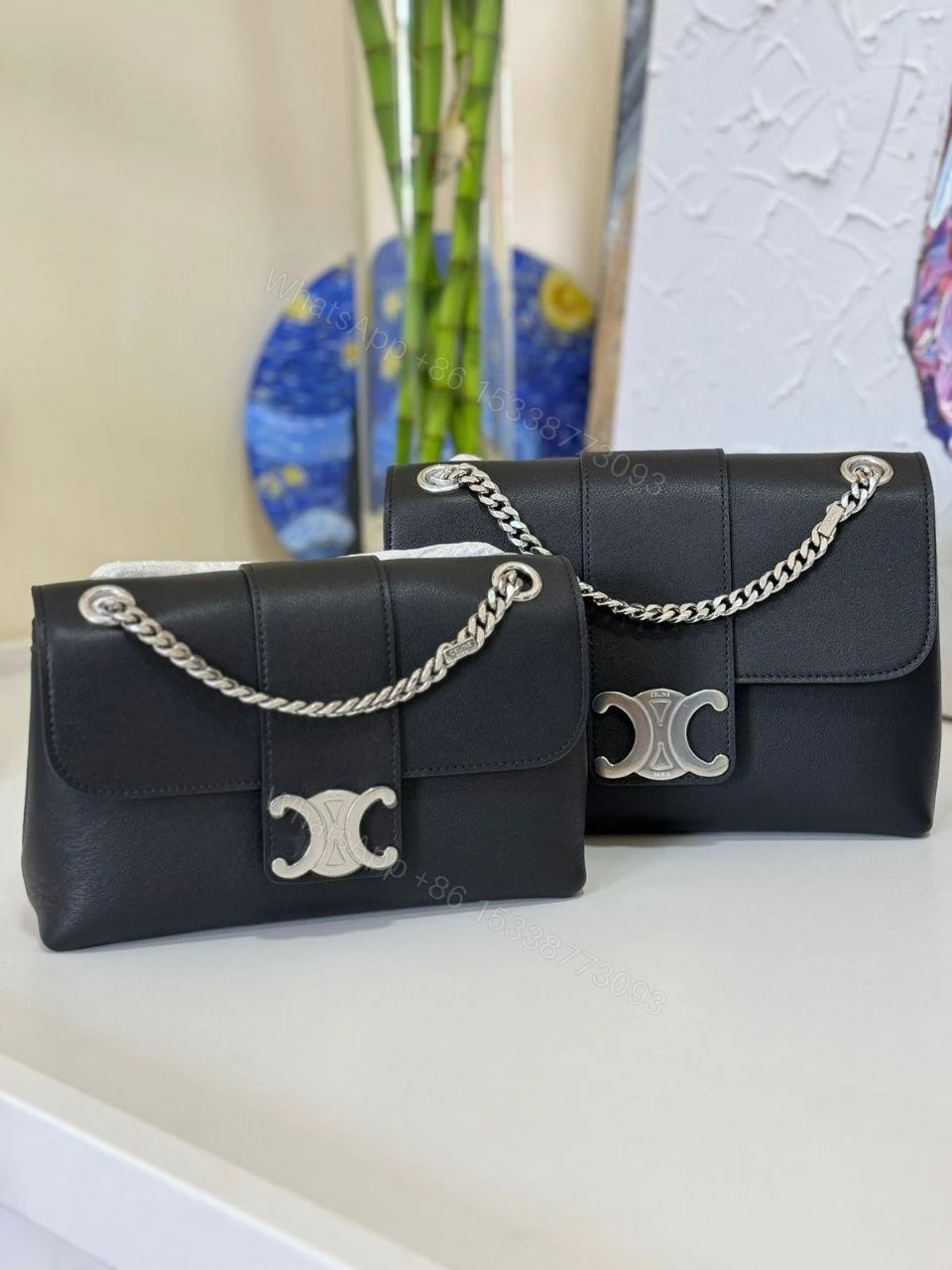 View 9 of TEEN CELINE VICTOIRE BAG in SUPPLE CALFSKIN
