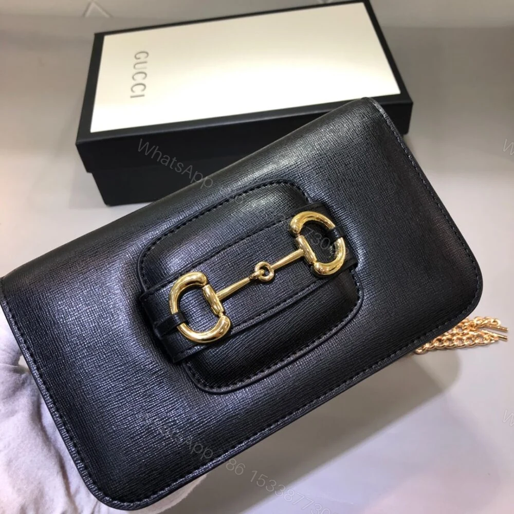 View 3 of Gucci Horsebit 1955 Wallet With Chain Black 20Cm 621892 0YK0G 1000