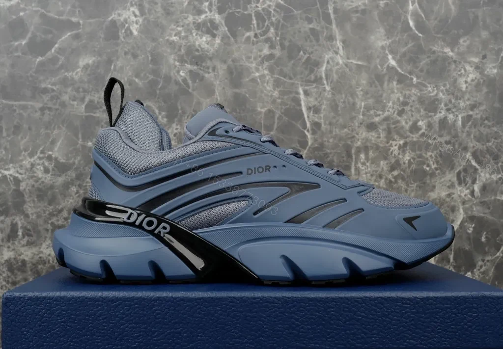 View 6 of Blue-Quarry Luxe Sneaker: Modern Comfort & Dior Detail (60)