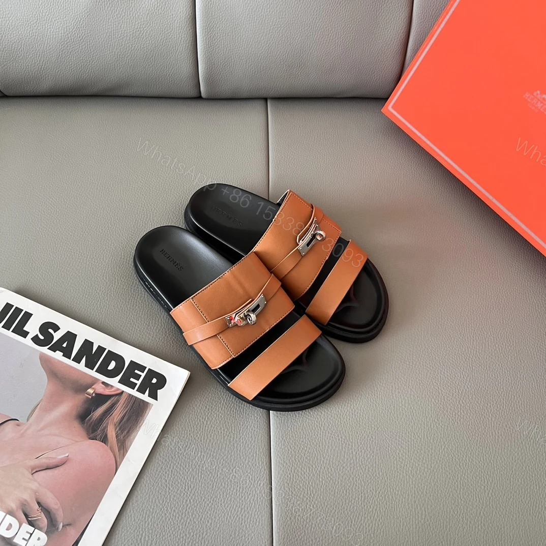 View 4 of HERMES JACKSON SANDAL NATUREL H H251863ZHNH410