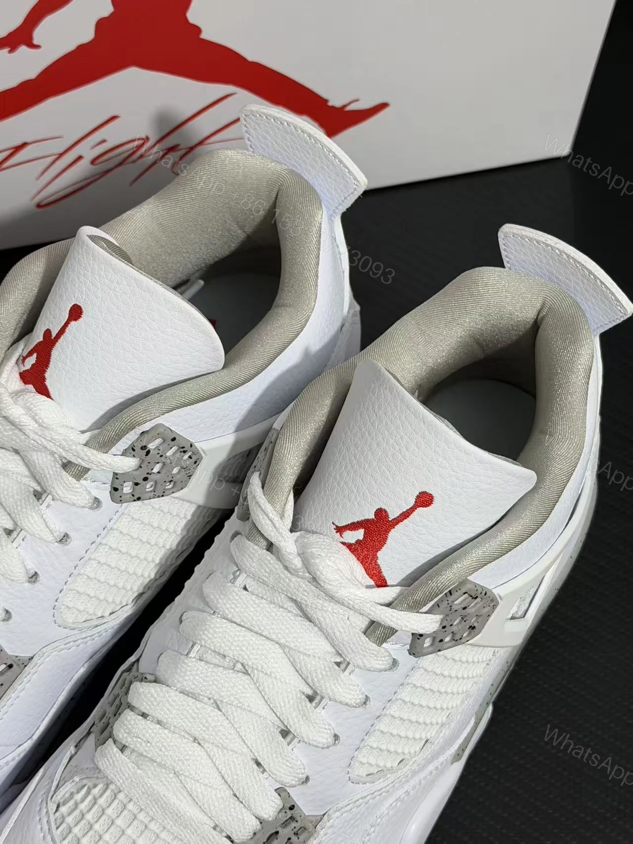 View 5 of Air Jordan 4 White Oreo (Cost-Effective Version)