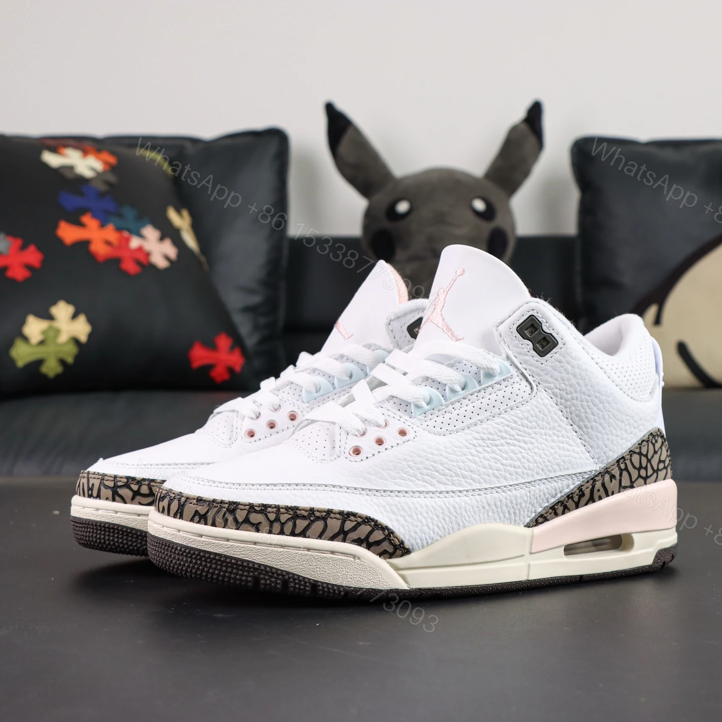 View 9 of Air Jordan 3 Retro Neapolitan Dark Mocha