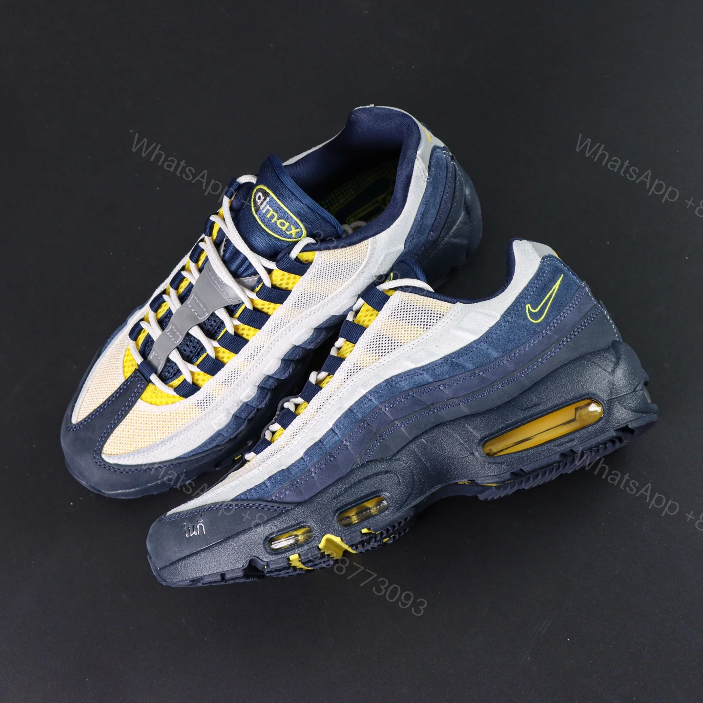View 8 of Eric Koston x Nike Air Max 95 Obsidian and Speed Yellow