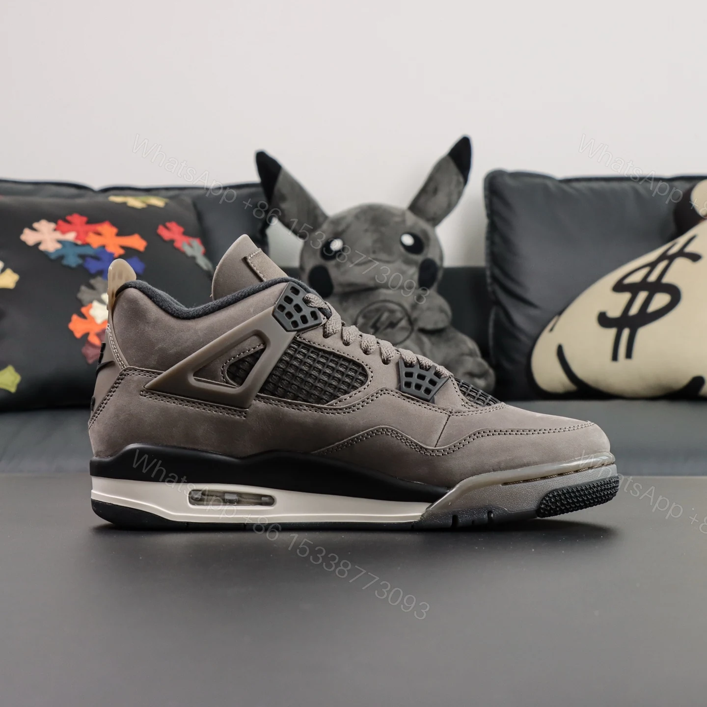 View 2 of Air Jordan 4 Retro “Cave Stone” Reps