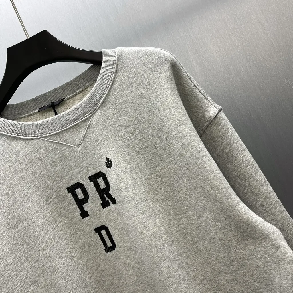 View 3 of Cozy Minimalist Fleece Crewneck Sweatshirt – Subtle Logo, All‐Day Comfort