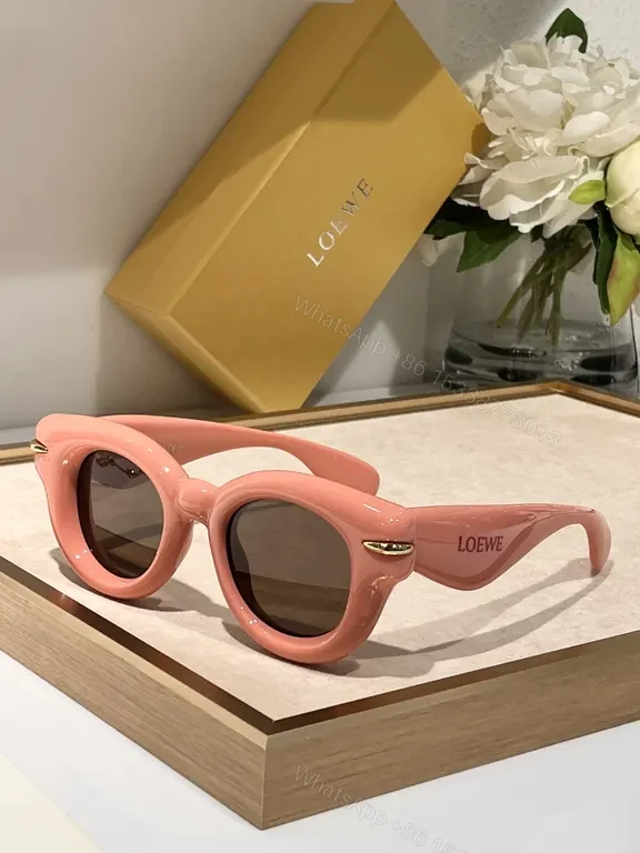 Statement Pink Designer Sunglasses: Loewe, UV400, Stylish Comfort — view 1