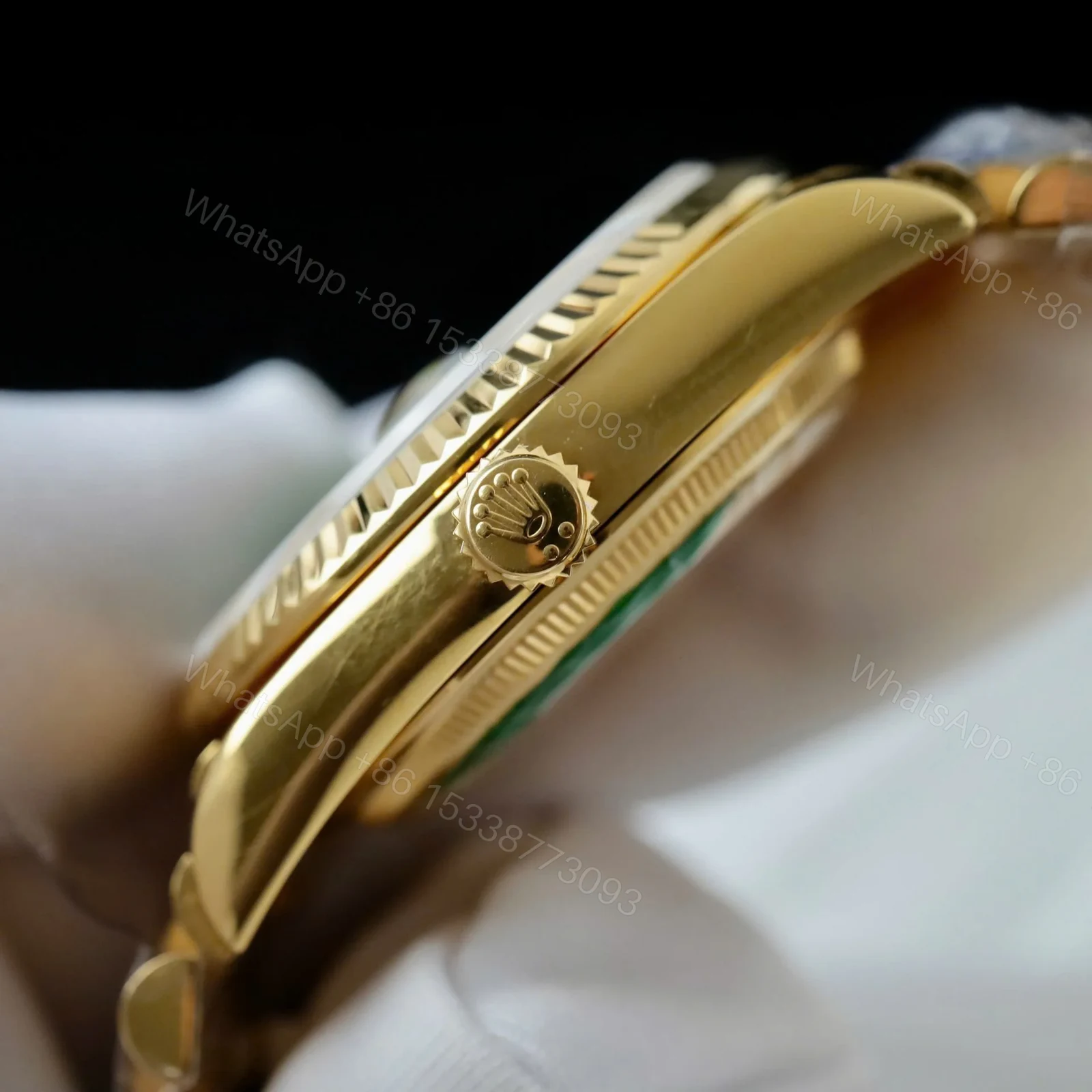 View 6 of Replica Rolex Day-Date II Green Dial 128238 36 mm