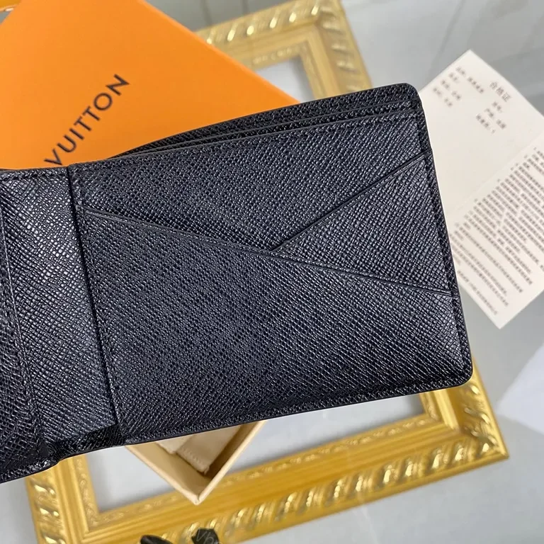 View 4 of Monogram Eclipse: Compact Wallet â€” Luxury, Minimalist, Bi-Fold