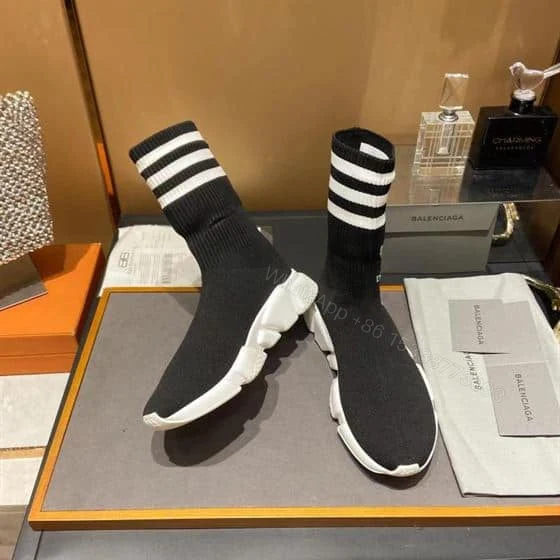 View 5 of BALENCIAGA MEN’S ADIDAS SPEED TRAINERS IN BLACK – BB211