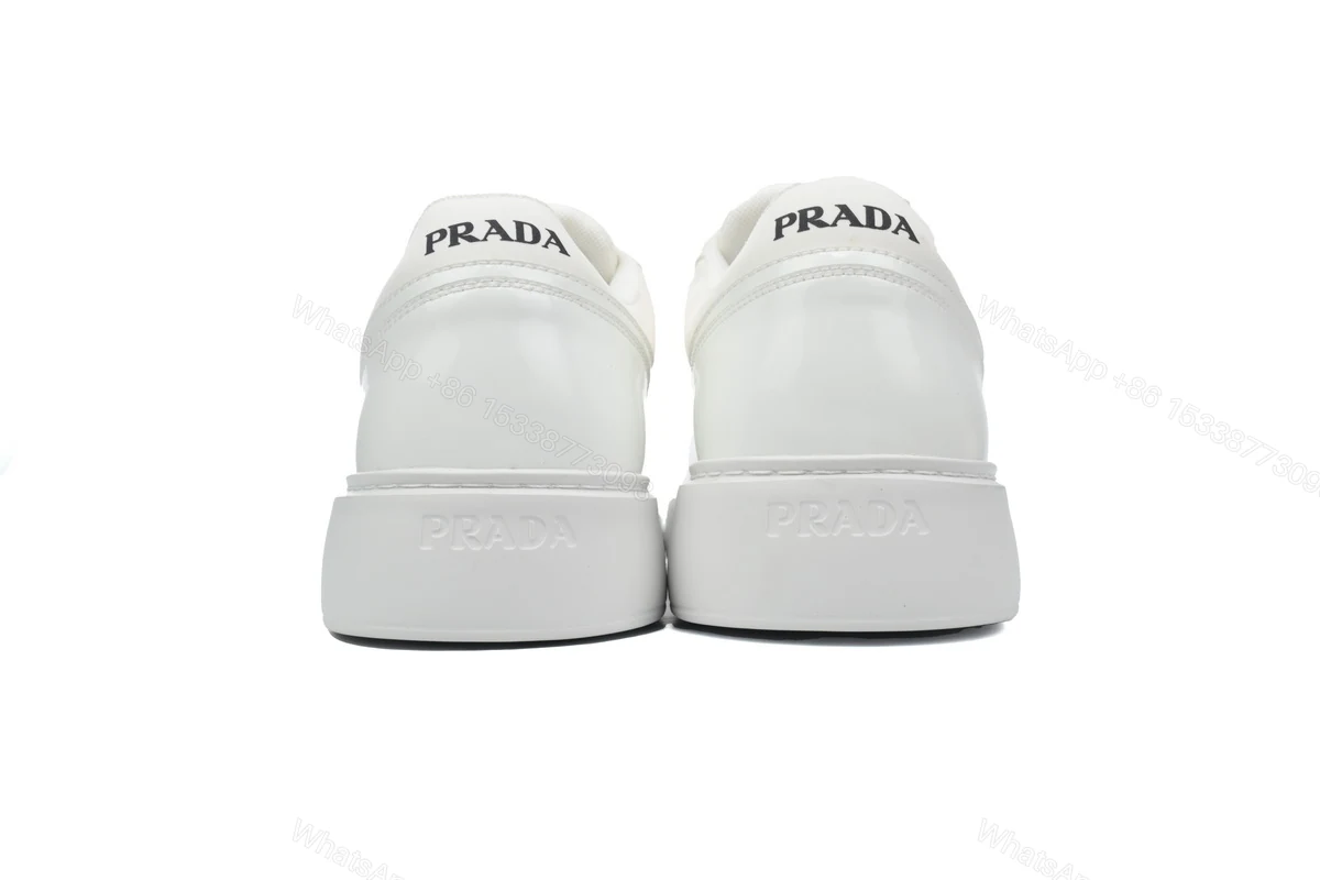 View 3 of Prada Platform Sneakers White