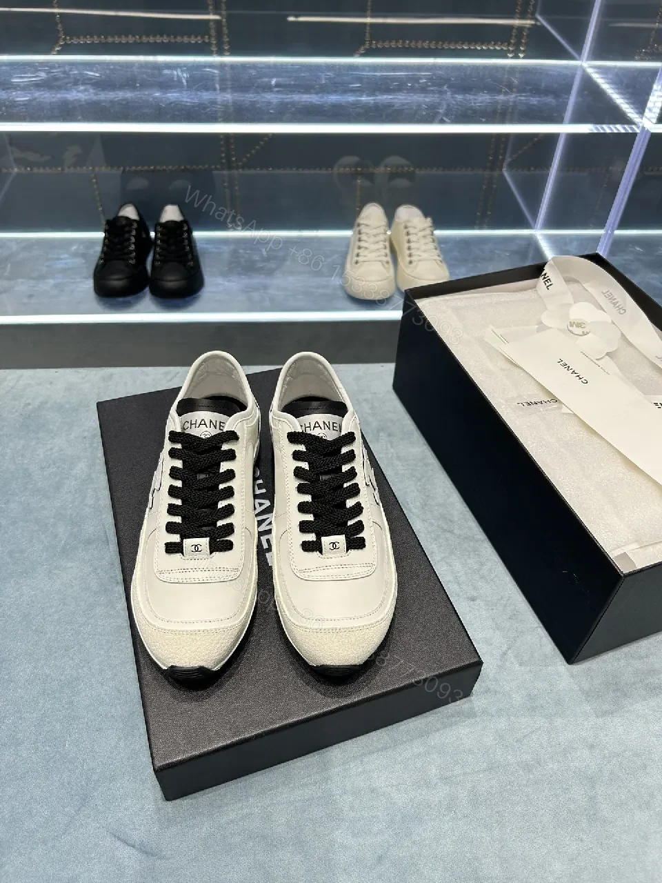 View 5 of White Leather Sneaker, Minimalist Luxe, All-Day Comfort, Premium Streetwear Sneaker