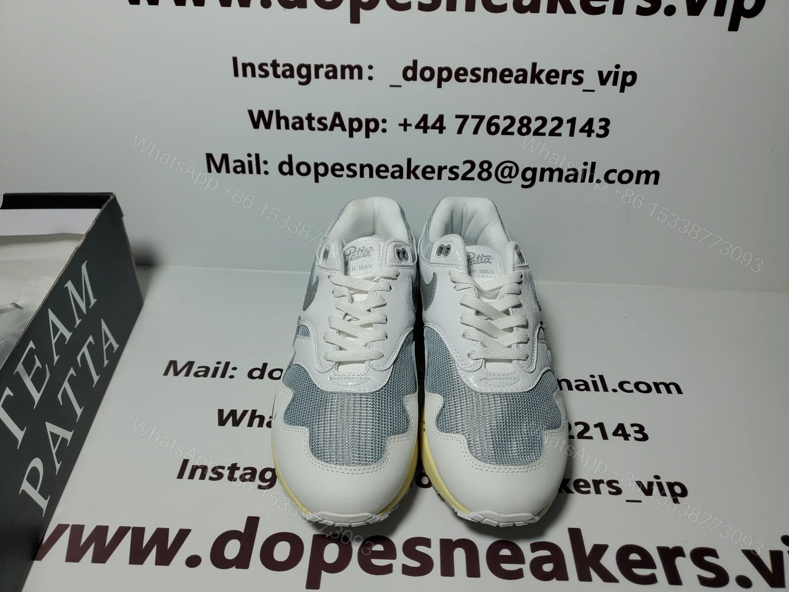 Patta x Nike Fake Air Max 1 white DQ0299-100 — view 2