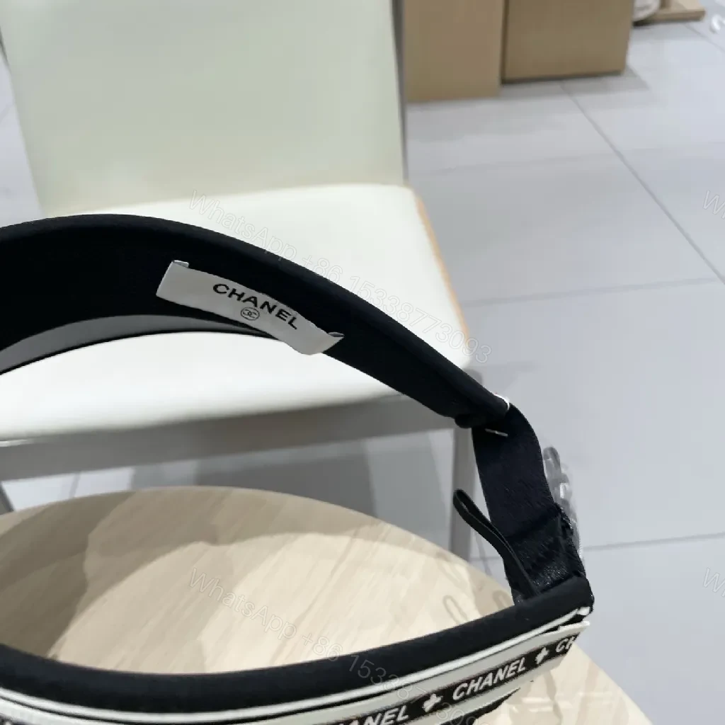 View 3 of Aerated Black Mesh Visor – Lightweight Luxury Sport Chic