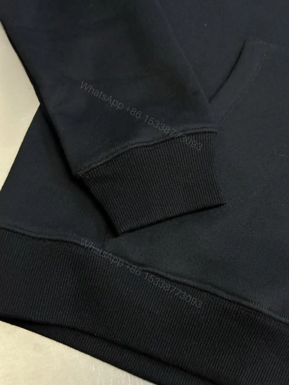 View 9 of Black Premium Hoodie: Luxe Logo, Cozy Fleece, Classic Pullover