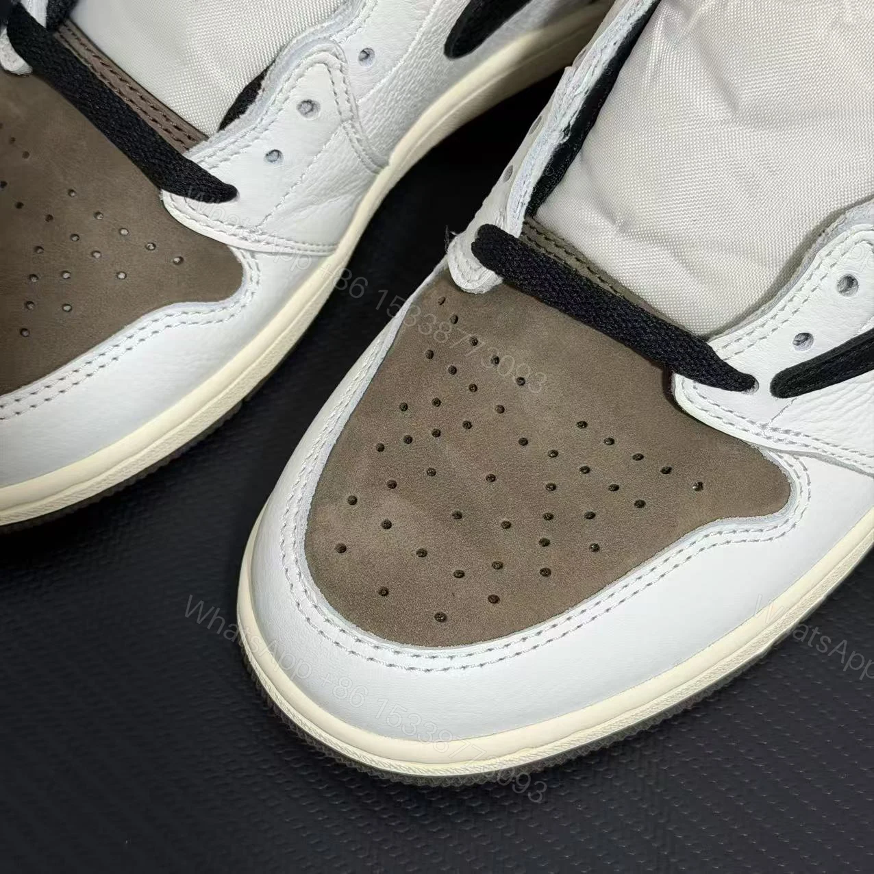 View 4 of Travis Scott × Air Jordan 1 High ‘Reverse Mocha’