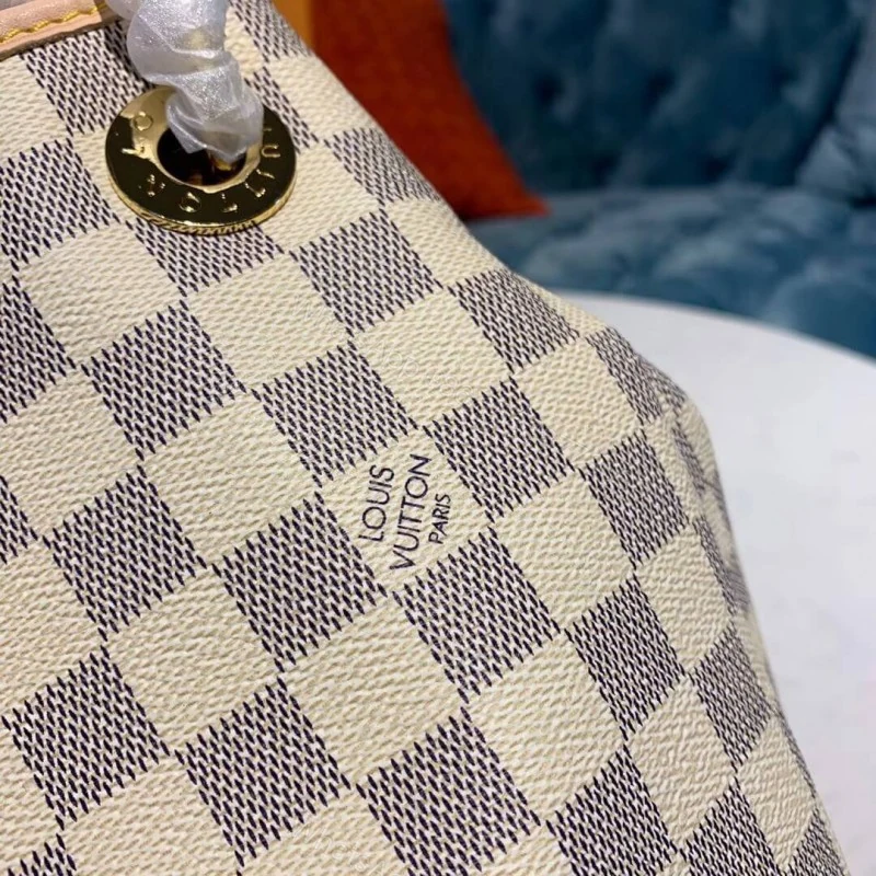 View 6 of Louis Vuitton Damier Azur Artsy MM 41Cm N40253