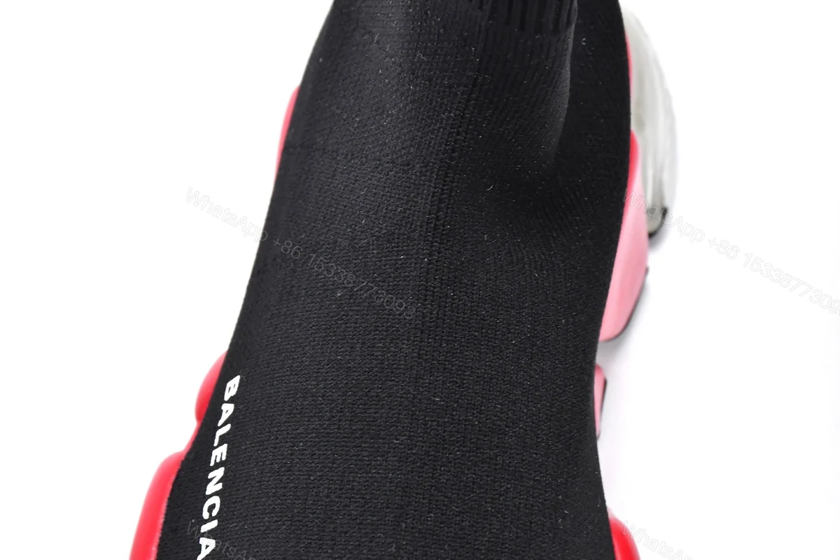 View 4 of Balenciaga Speed Trainer Black Red