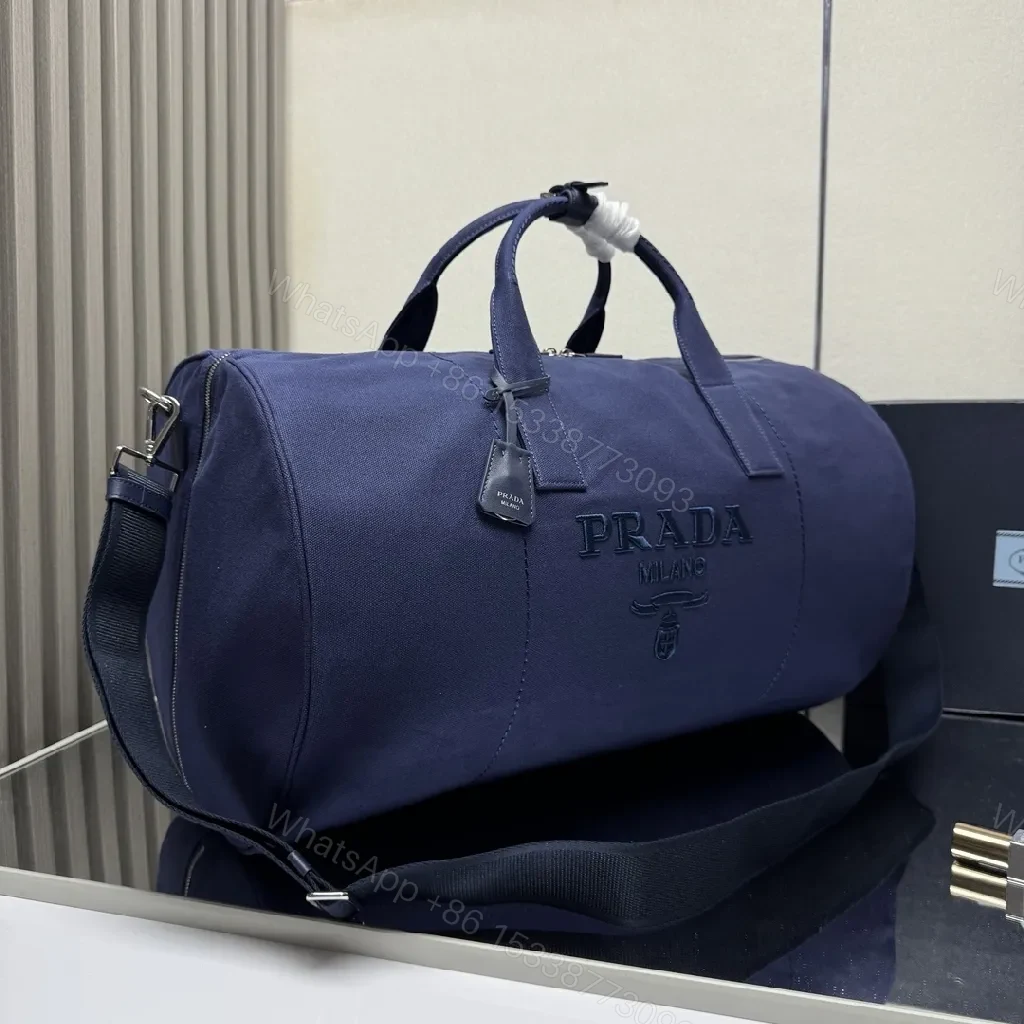 View 9 of Structured Navy Duffle: Modern, Durable, Subtle Luxury