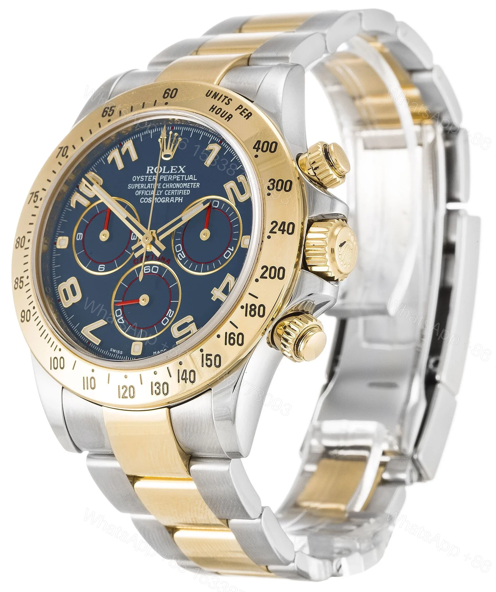 View 3 of Replica Rolex Daytona Blue Dial 116523