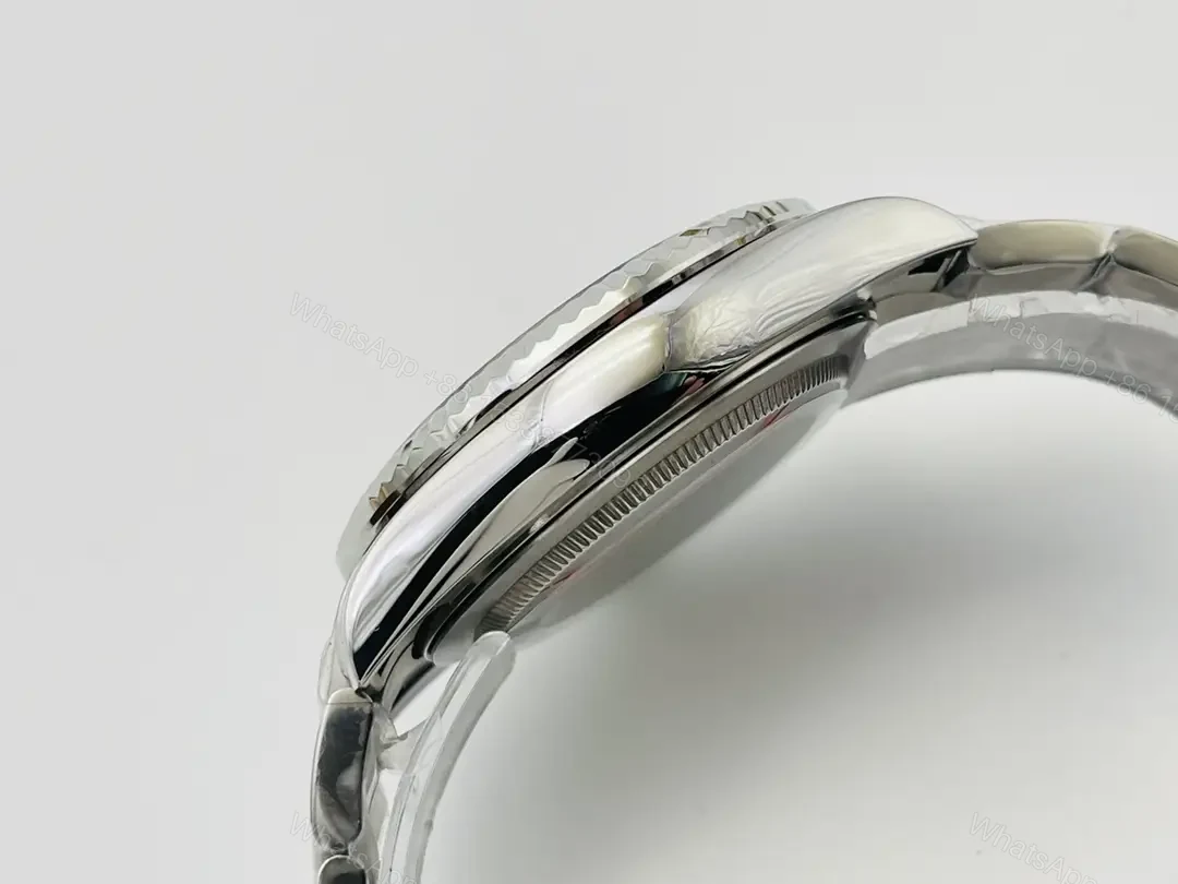 View 6 of Exclusive sky dweller replica 336934 42MM Blue Oyster Annual Calendar 336934-0005