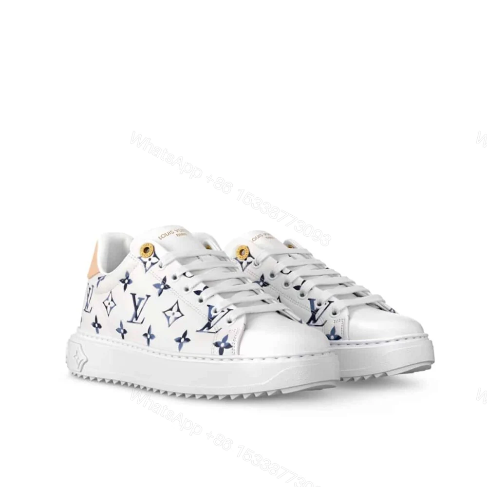 Louis Vuitton Time Out Sneaker Blue 1AHOOF — view 1