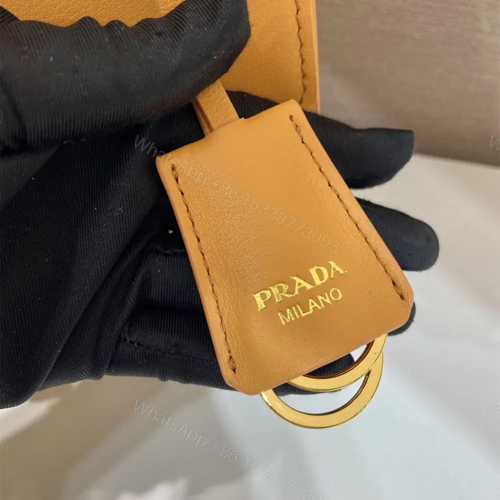 View 7 of 高仿Prada*SoftSound系列1BN023斜挎包琥珀色中號免檢版