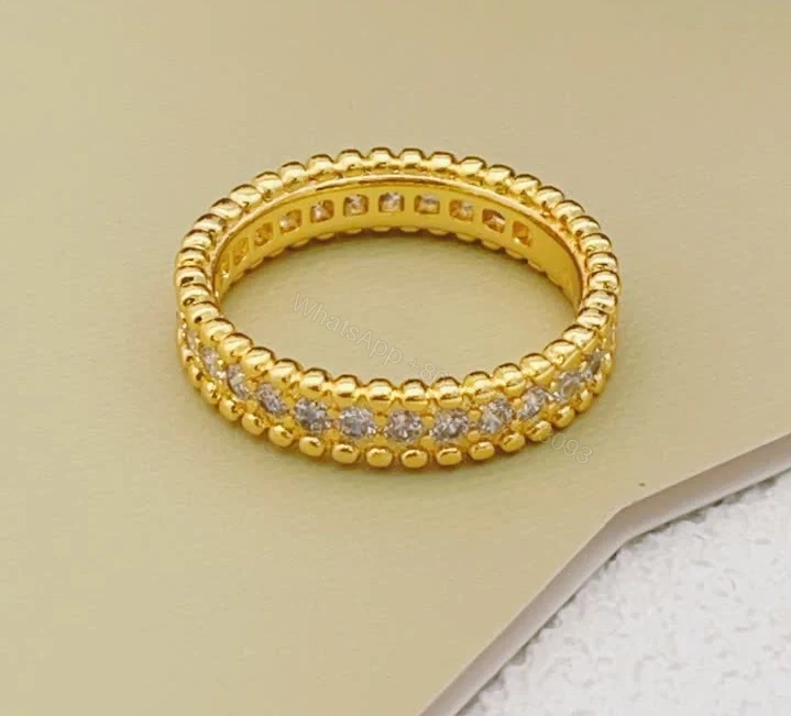 View 2 of Van Cleef Arpels Replica Perlée Diamonds Ring
