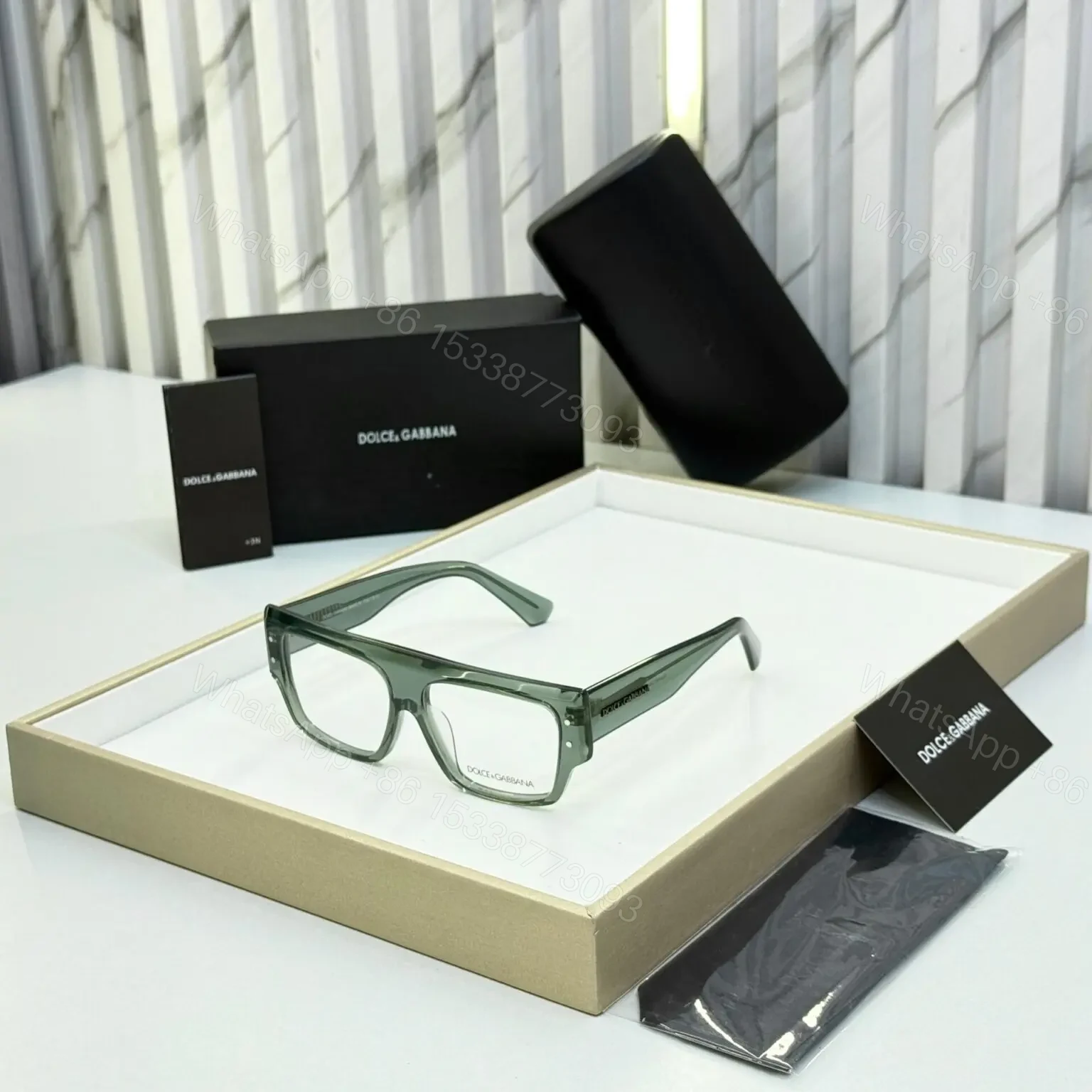 Dolce & Gabbana Square Unisex Optical Frame — view 1