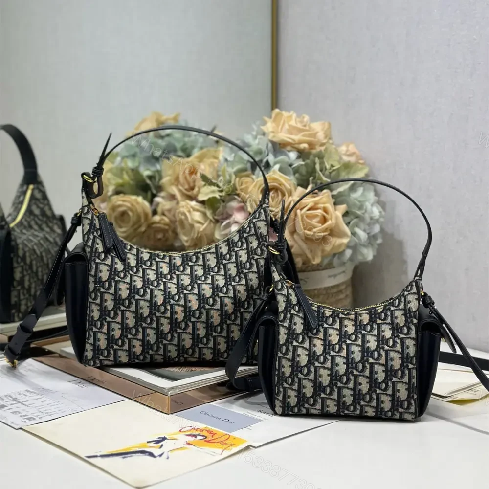 View 9 of 高仿Dior*D-Dream系列M632M928印花刺繡單肩包中號雙拼免檢版