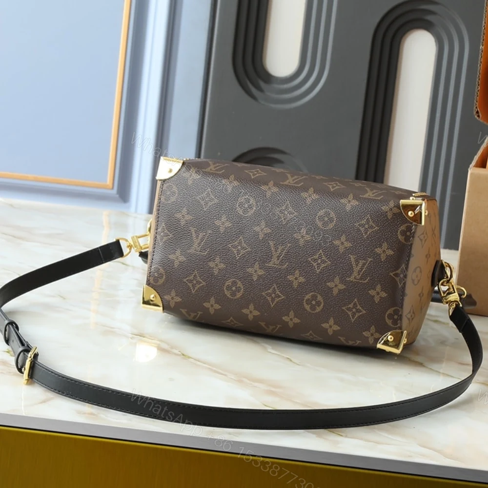 View 4 of Louis Vuitton Speedy Trunk Bag 25 Monogram Brown 27Cm M26181