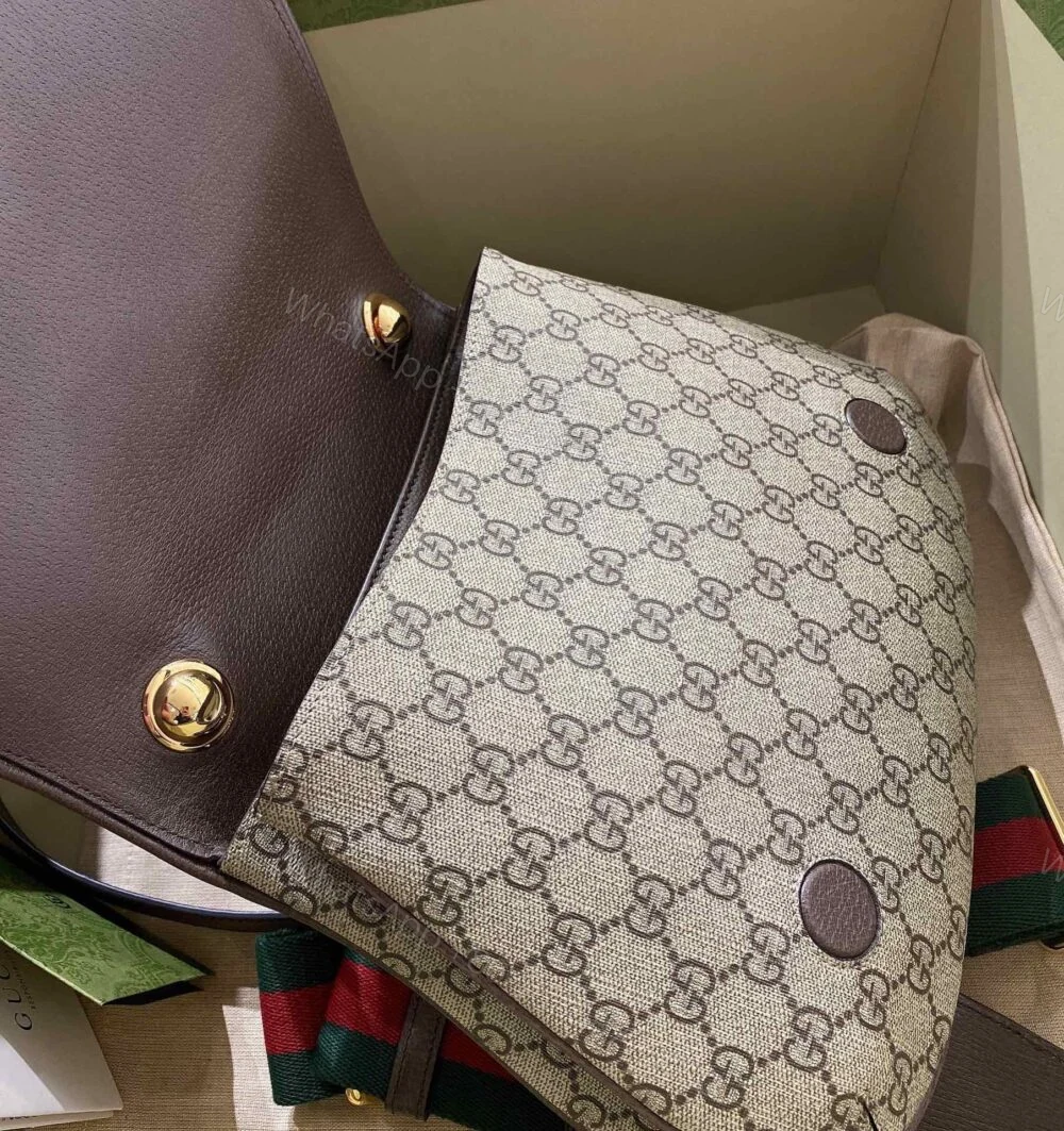 View 6 of Gucci Blondie Medium Shoulder Bag Beige And Ebony 29Cm 699210 96IWG 8745